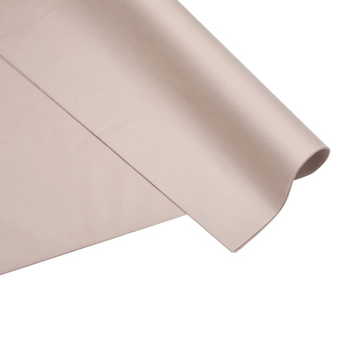 秦貴 ラッピングペーパー ユキナ薄葉紙 No.11 YKP-11 カーキー 50枚/パック（ご注文単位1パック）【直送品】