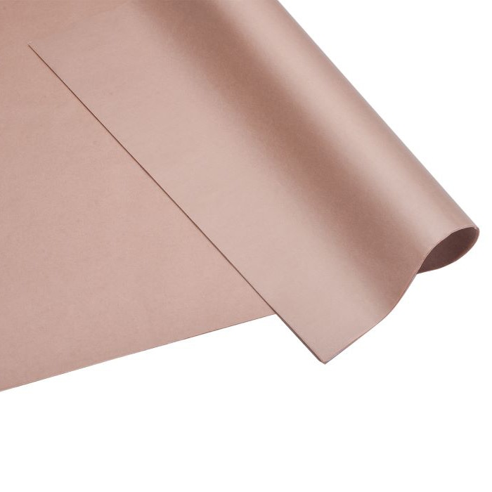 秦貴 ラッピングペーパー ユキナ薄葉紙 No.12 YKP-12 コーヒーブラウン 50枚/パック（ご注文単位1パック）【直送品】