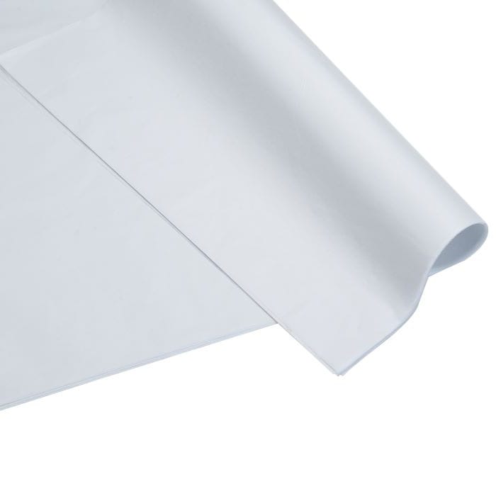 秦貴 ラッピングペーパー ユキナ薄葉紙 No.1 YKP-01 白 50枚/パック（ご注文単位1パック）【直送品】