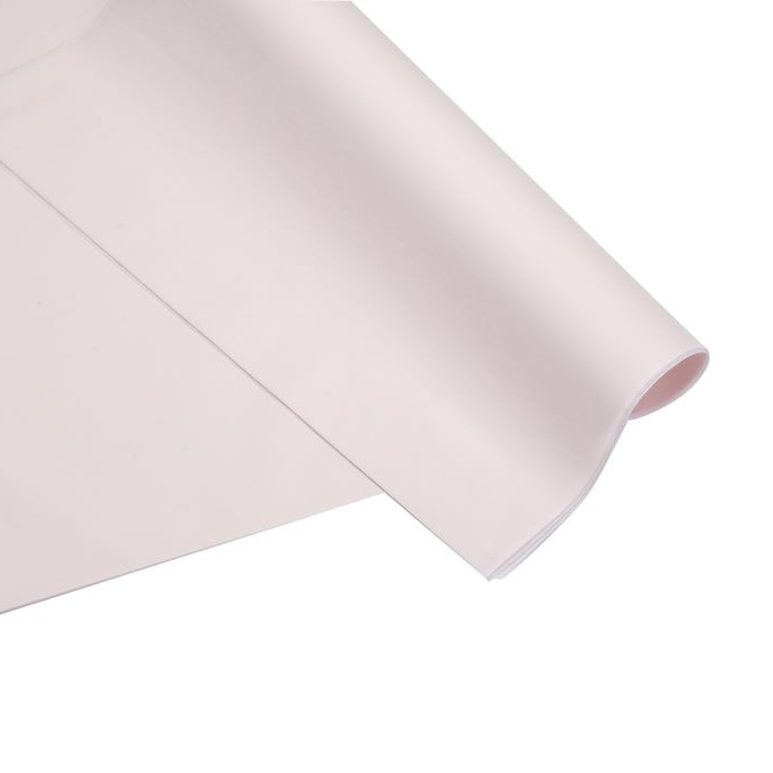 秦貴 ラッピングペーパー ユキナ薄葉紙 No.3 YKP-03 ライトピンク 50枚/パック（ご注文単位1パック）【直送品】