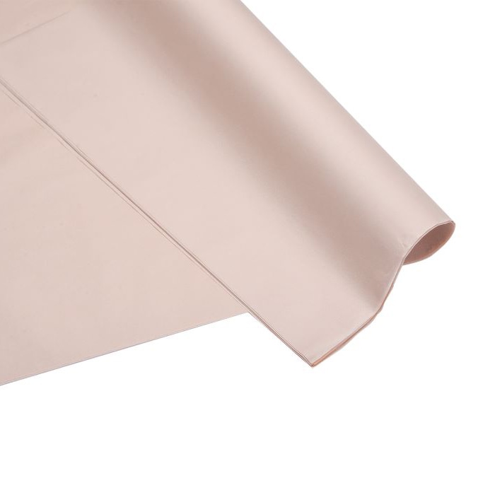 秦貴 ラッピングペーパー ユキナ薄葉紙 No.4 YKP-04 ピンク 50枚/パック（ご注文単位1パック）【直送品】