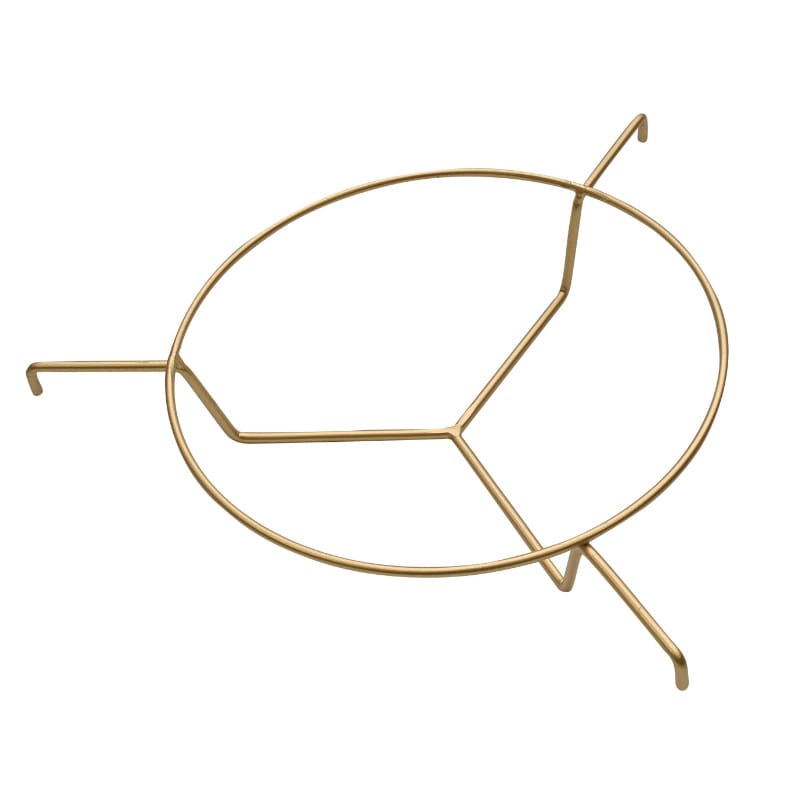 秦貴 花かご クロススタンド 2段用パーツ ゴールド 1台(ご注文単位1台)【直送品】