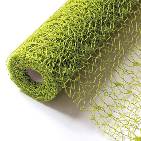 秦貴 ラッピングペーパー　K・メッシュ No.4　ライトグリーン FSK0043 1巻（ご注文単位1巻）【直送品】