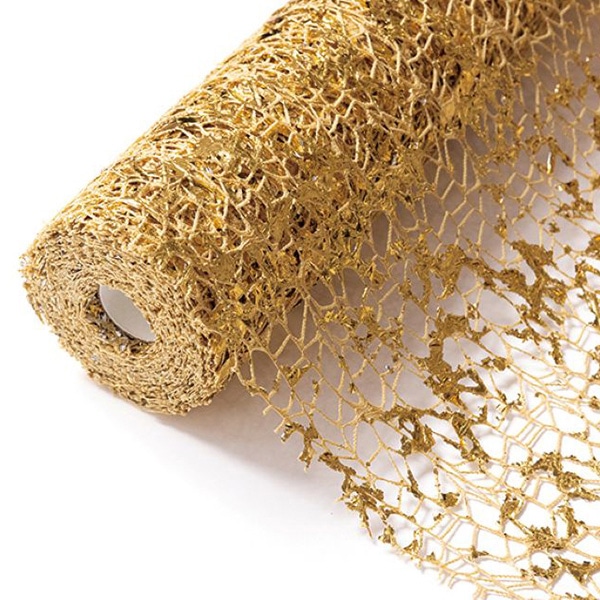 秦貴 ラッピングペーパー ゴールド・K・メッシュ No.4 マロン FSK0096 1本(ご注文単位1本)【直送品】