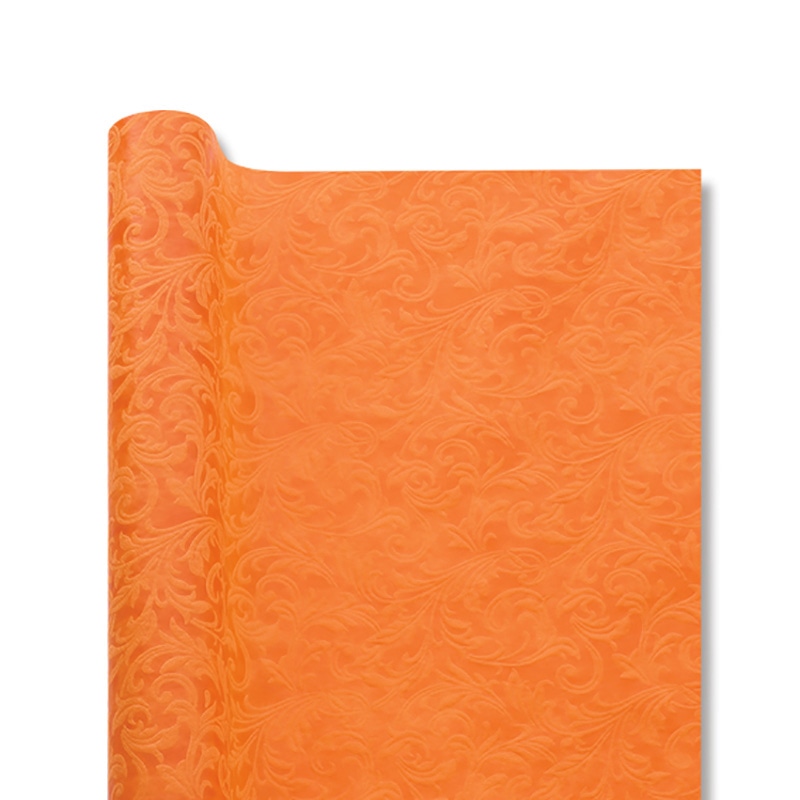 ラッピングペーパー カービングロール No.6 オレンジ 1本