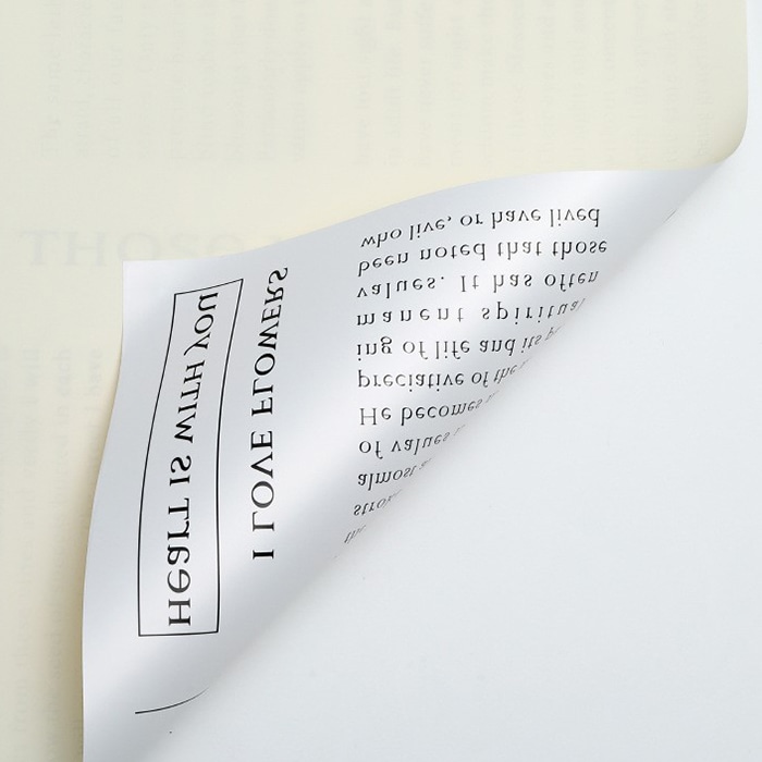 秦貴 ラッピングフィルム　Mojiラップ No.2　クリーム SYWB02 1本（ご注文単位1本）【直送品】