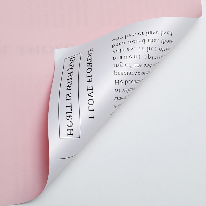 秦貴 ラッピングフィルム Mojiラップ No.3 ピンク SYWB03 1本(ご注文単位1本)【直送品】