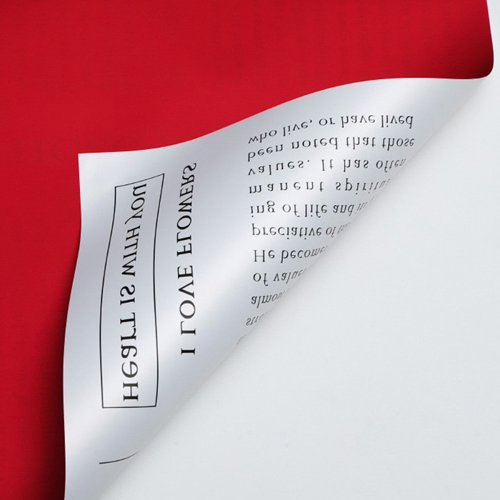 秦貴 ラッピングフィルム Mojiラップ No.12 レッド SYWB12 1本(ご注文単位1本)【直送品】