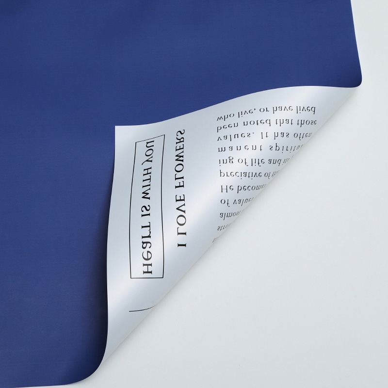 秦貴 ラッピングフィルム Mojiラップ No.14 ネイビー SYWB14 1本(ご注文単位1本)【直送品】