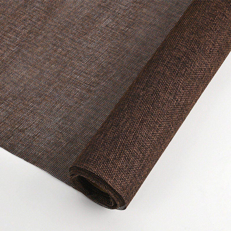 秦貴 ラッピングペーパー 麻彩 No.2 ダークブラウン 1本（ご注文単位1本）【直送品】