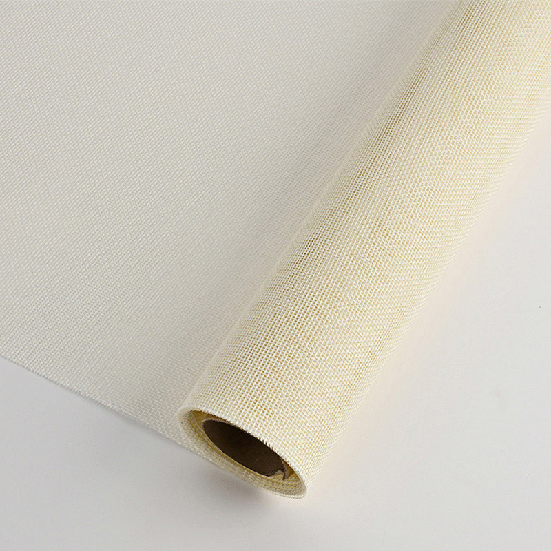 秦貴 ラッピングペーパー 麻彩 No.8 アイボリー 1本（ご注文単位1本）【直送品】