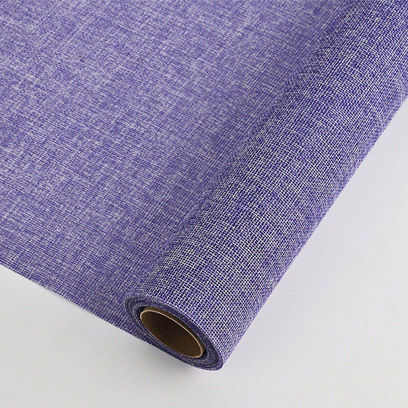 秦貴 ラッピングペーパー 麻彩 No.10 パステルパープル 1本（ご注文単位1本）【直送品】