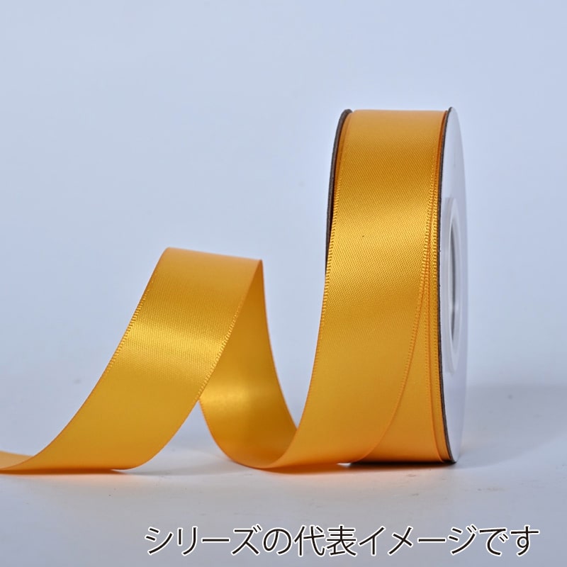 秦貴 シングルサテンリボン 38mm×91m No.37 ダンデライオン 1個(ご注文単位1個)【直送品】