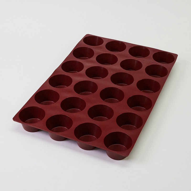パシフィック洋行 シリコン型 SILMAE マフィン φ85 24取 001366-4060 1個（ご注文単位1個）【直送品】