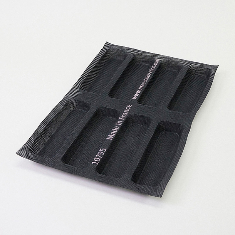 パシフィック洋行 シリコンメッシュ型 FIBERMAE レクタングル 240×70 8取 010795-4060 1個(ご注文単位1個)【直送品】