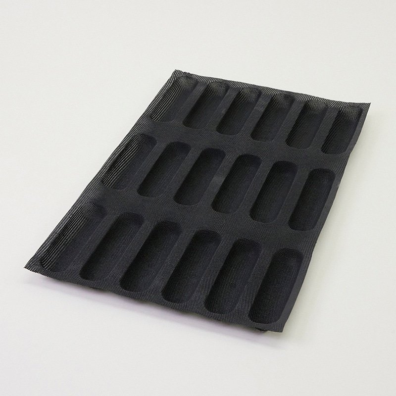 パシフィック洋行 シリコンメッシュ型 FIBERMAE ホットドッグ 155×41 18取 010854-4060 1個（ご注文単位1個）【直送品】