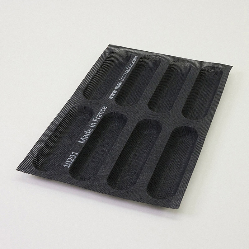 パシフィック洋行 シリコンメッシュ型 FIBERMAE バゲット 259×64 8取 010291-4060 1個（ご注文単位1個）【直送品】