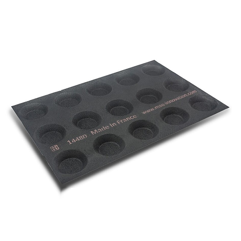 パシフィック洋行 シリコンメッシュ型 FIBERMAE タルトレット 90φ 15取 014480-4060 1個（ご注文単位1個）【直送品】