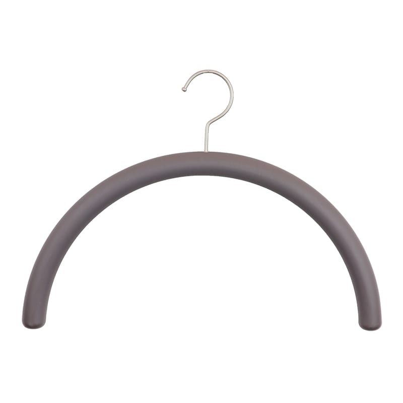 チャナカンパニー 肩をいためないまろやかハンガー ダークグレー 10本セット TP-ECM02-38DGL-10ST 1セット(ご注文単位10セット)【直送品】