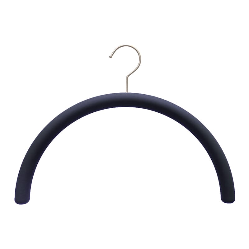 チャナカンパニー 肩をいためないまろやかハンガー ネイビー 10本セット TP-ECM02-38NVY-10ST 1セット(ご注文単位10セット)【直送品】