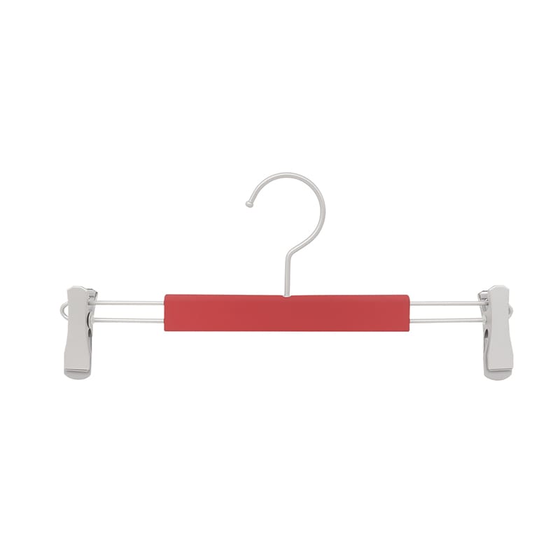 チャナカンパニー ボトムス用グリップクリップハンガー オレンジ　10本セット BT-LOFT1O-10ST 1セット（ご注文単位10セット）【直送品】