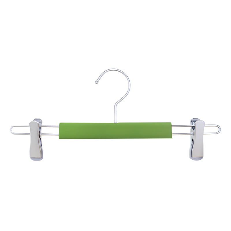 チャナカンパニー ボトムス用グリップクリップハンガー グリーン 10本セット BT-ECM02-32GRN-10ST 1セット(ご注文単位10セット)【直送品】