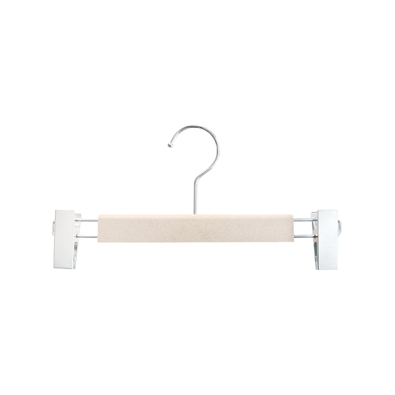 チャナカンパニー もみ殻入りハンガー ボトムス用 10本セット BT-ECR01-30ECR-10ST 1セット(ご注文単位10セット)【直送品】