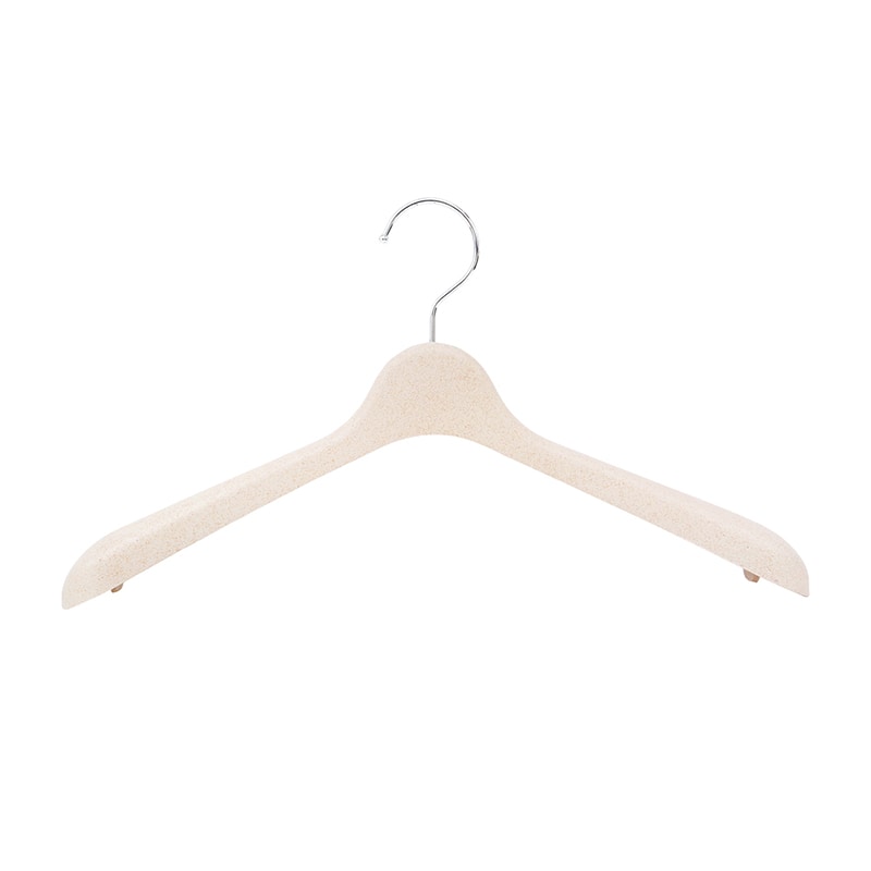 チャナカンパニー もみ殻入りハンガー レディーストップス用 10本セット TP-ECR01-38ECR-10ST 1セット(ご注文単位10セット)【直送品】