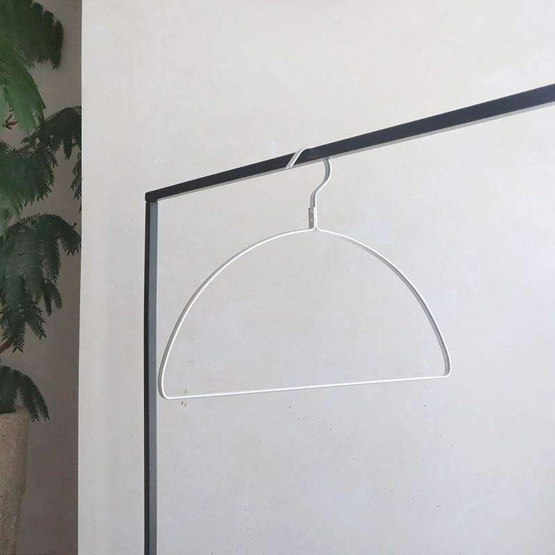 チャナカンパニー アルミハンガー MOTTEアーチ 2本×10セット TP-ECA02-40SLV-10ST 20本/セット(ご注文単位10セット)【直送品】