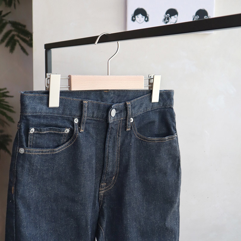 チャナカンパニー 木製ハンガー ユニセックスボトムス用 ホワイトニッケルパーツ 10本セット BT-CHA280W 1セット(ご注文単位10セット)【直送品】