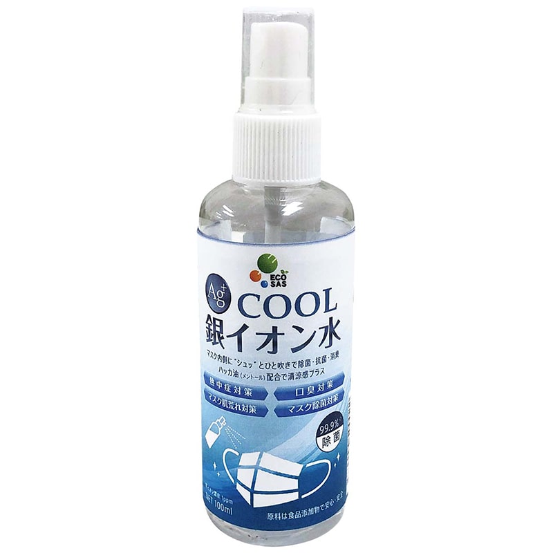 ECOSAS COOL銀イオン水 100ml 1個(ご注文単位1個)【直送品】