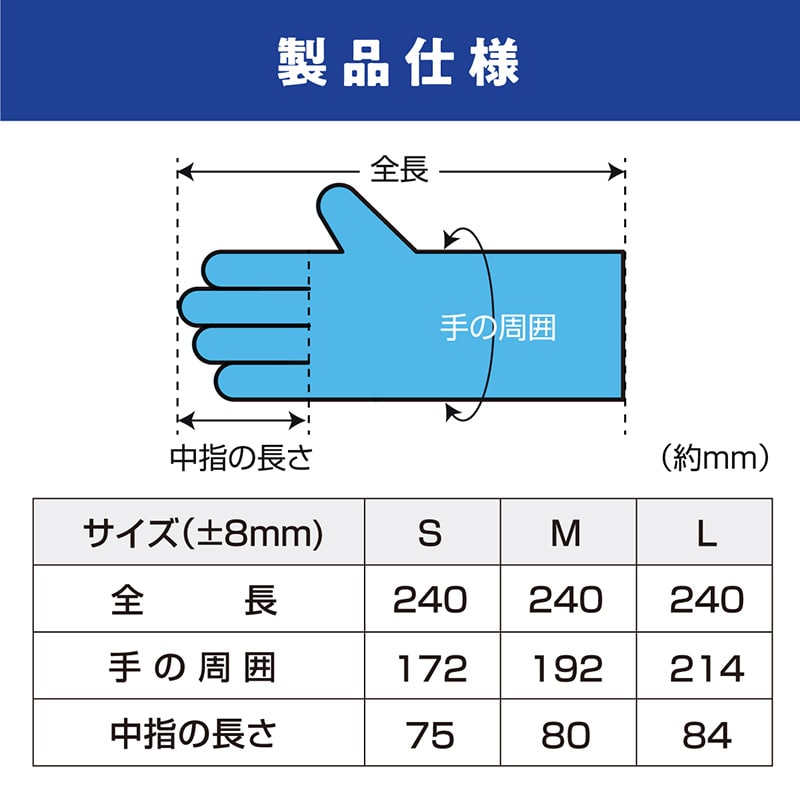 WEトレーディングジャパン 極薄ニトリル手袋 L 100枚入 TN-002L 100枚/箱(ご注文単位20箱)【直送品】