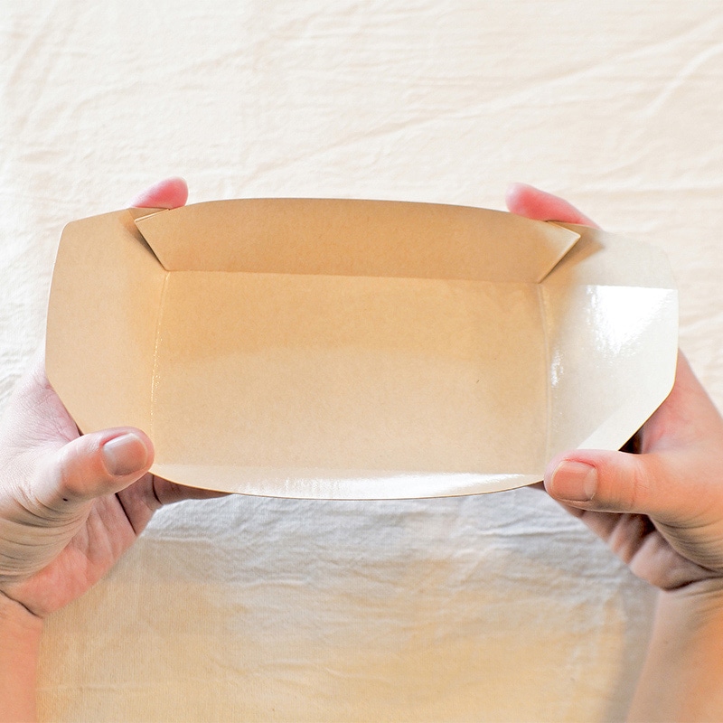 高津紙器 舟形紙トレー 100個/袋(ご注文単位12袋)【直送品】