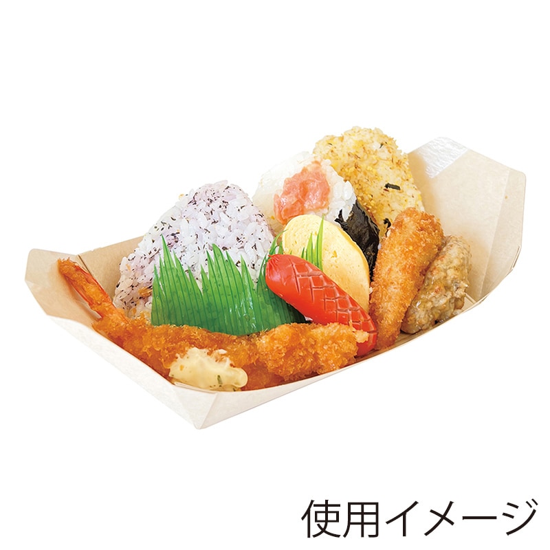 高津紙器 舟形紙トレー 100個/袋(ご注文単位12袋)【直送品】