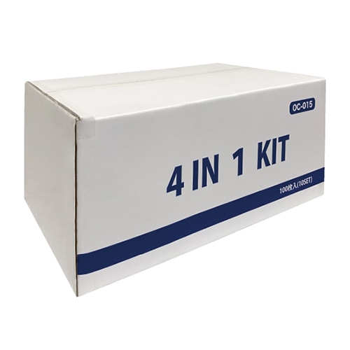 OCC GLOBAL クリーン4点セット 4IN1KIT  OC-015 各1枚×100セット/箱（ご注文単位1箱）【直送品】