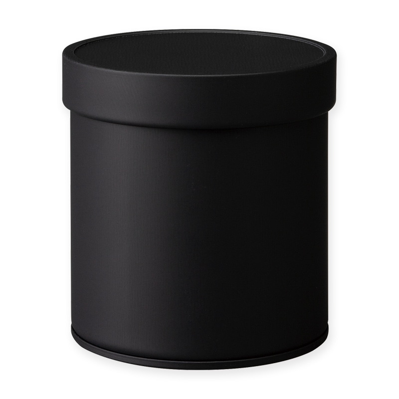 日東産業 カラー缶　ソフトマットキャニスター  100S0B　黒 1個（ご注文単位100個）【直送品】