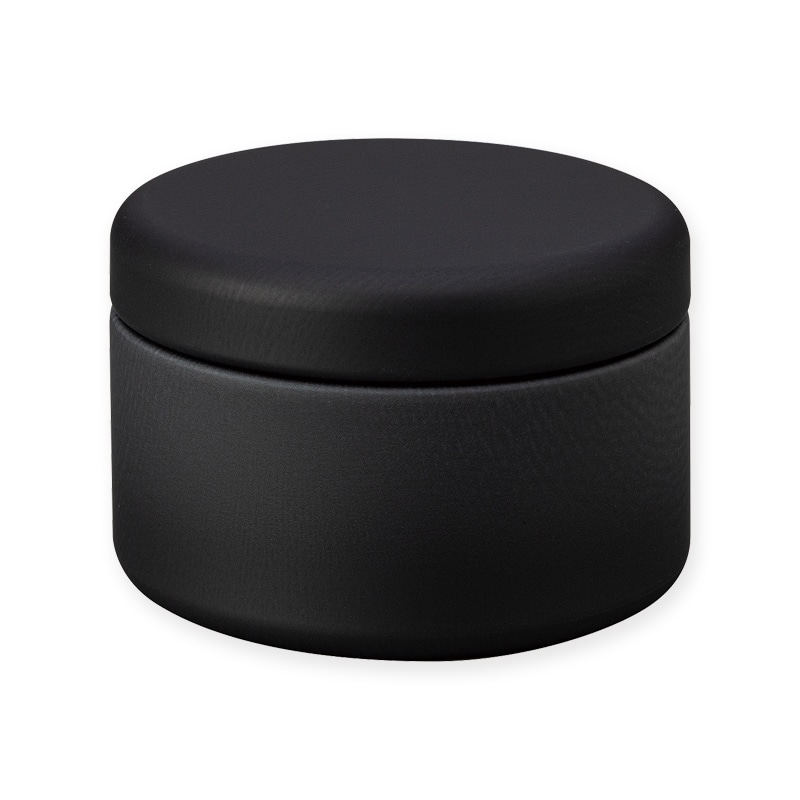 日東産業 カラー丸平缶　ミニヨン  100SMB　黒マット 1個（ご注文単位200個）【直送品】