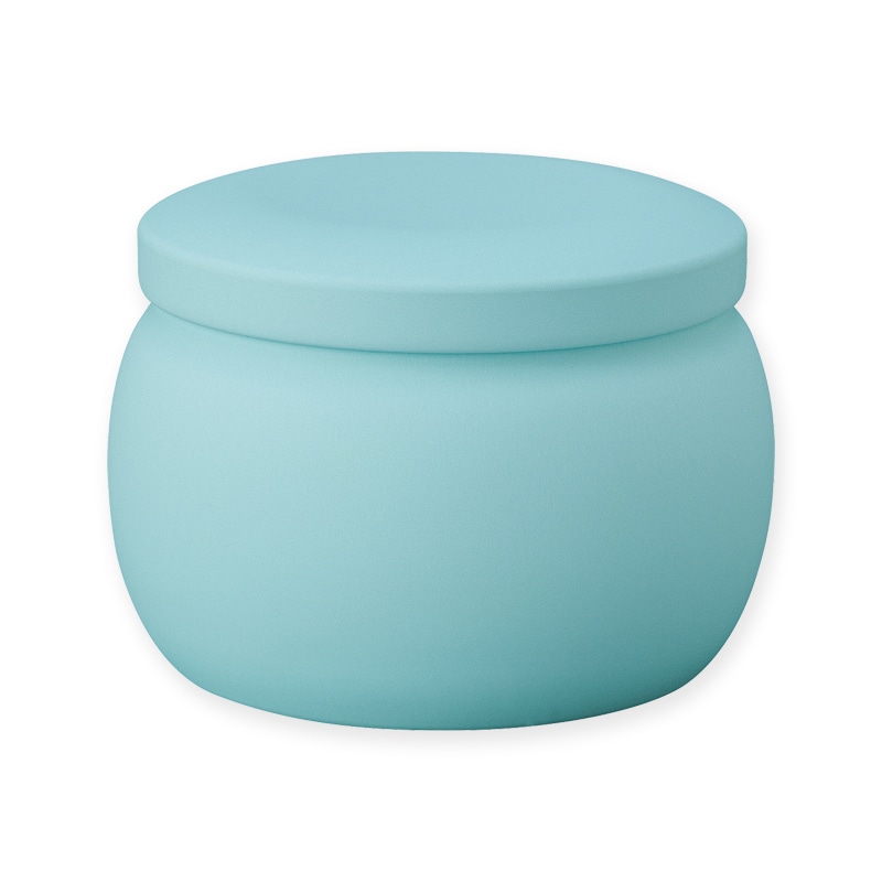 日東産業 カラー缶　バロン  100SBP　水色マット 1個（ご注文単位200個）【直送品】