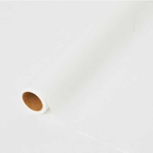 星野 ラッピングペーパー　アキラ 65cm×15m 02　ホワイト　331712 1本（ご注文単位1本）【直送品】