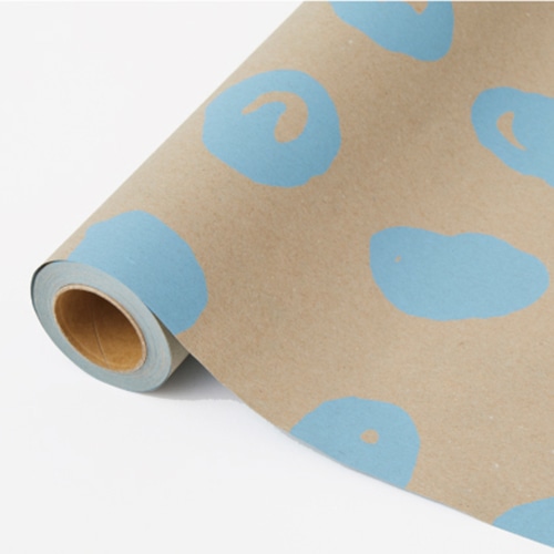 星野 ラッピングペーパー タマ 01 ブルーアジュール 81000301 1本(ご注文単位1本)【直送品】