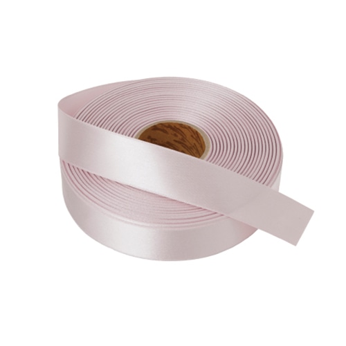 星野 リボン ラスターサテン 25mm 57.ペールベリー 322807 1巻(ご注文単位1巻)【直送品】