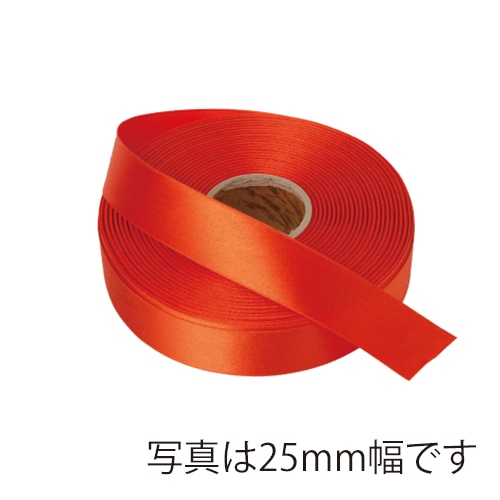 星野 リボン ラスターサテン 40mm 53.フレイム 322853 1巻(ご注文単位1巻)【直送品】