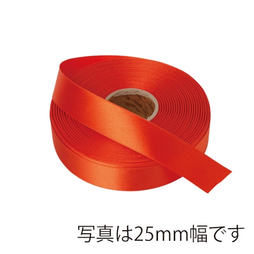 >星野 リボン ラスターサテン 70mm 53.フレイム 322953 1巻（ご注文単位1巻）【直送品】