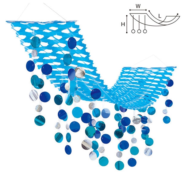 アルファ ブルードットプリーツハンガー TA2-1198 1個（ご注文単位1個）【直送品】