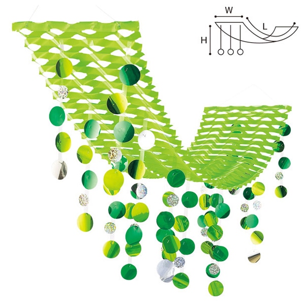 アルファ グリーンドットプリーツハンガー TA1-1196 1個(ご注文単位1個)【直送品】