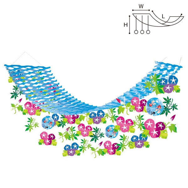 アルファ 涼風朝顔プリーツハンガー TA2-1199 1個（ご注文単位1個）【直送品】