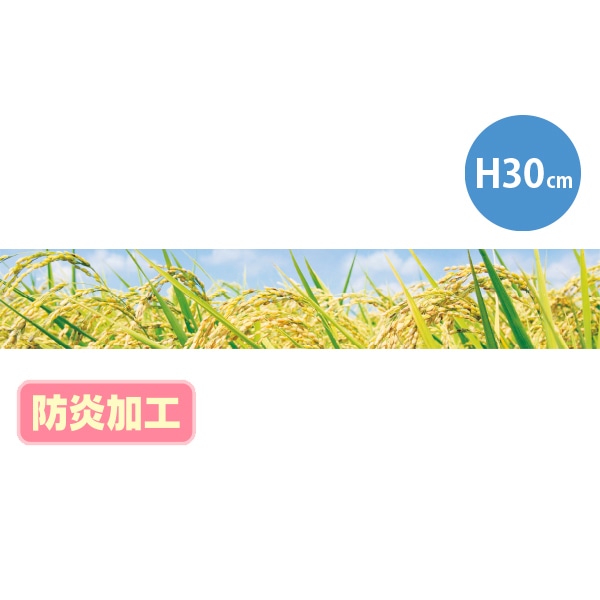 アルファ ラウンドシートS 稲穂 防炎加工 DC9-0091B 1枚(ご注文単位1枚)【直送品】