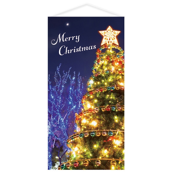 アルファ クリスマスイルミネーションタペストリー 防炎加工 TC5-0054 1枚（ご注文単位1枚）【直送品】