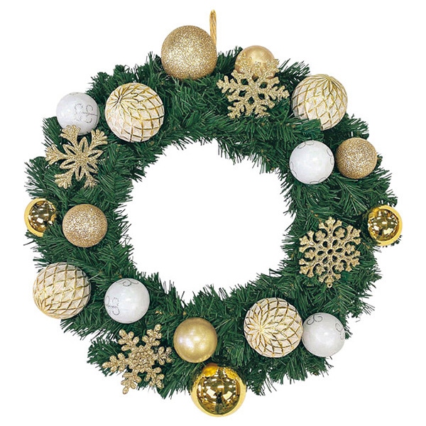 アルファ ノルディックリース 50cm TA5-3168 1個（ご注文単位1個）【直送品】