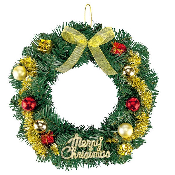 アルファ バリューゴールドリース 30cm SV5-6015 1個（ご注文単位2個）【直送品】